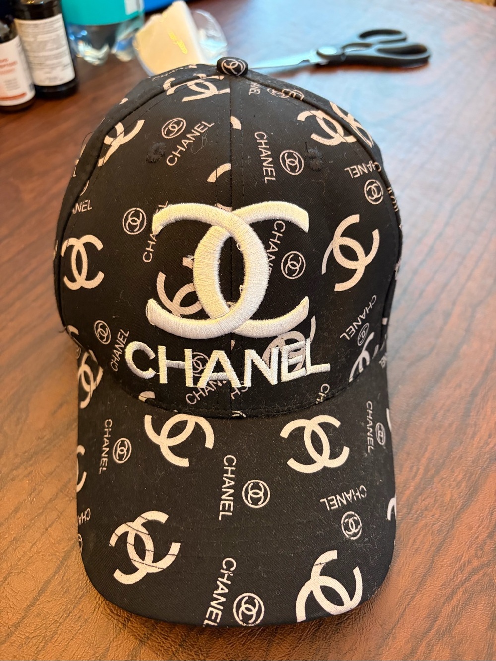 Black & White Logo Baseball Cap